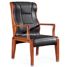 China Black Leather Side Chair (FOH-F26)